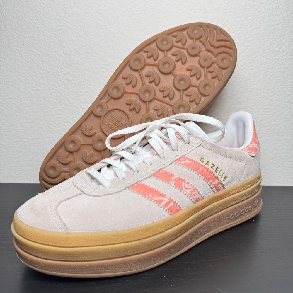 Adidas Gazelle Bold Putty Mauve Wonder Clay Gum Sole Women's 7.5 ID3739